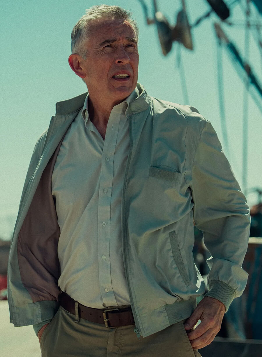 Steve Coogan Legends 2026 Don Grey Jacket