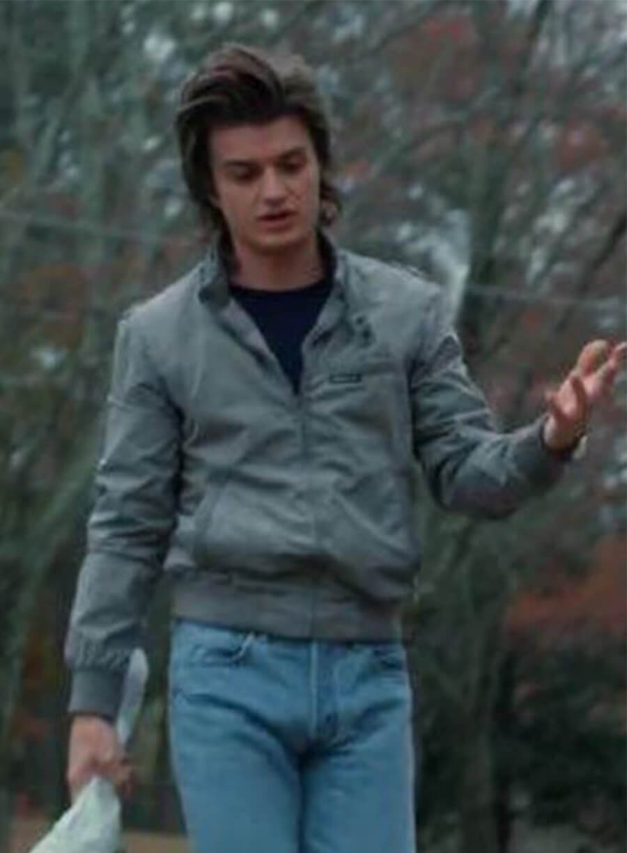 Steve Harrington Stranger Things Grey Jacket