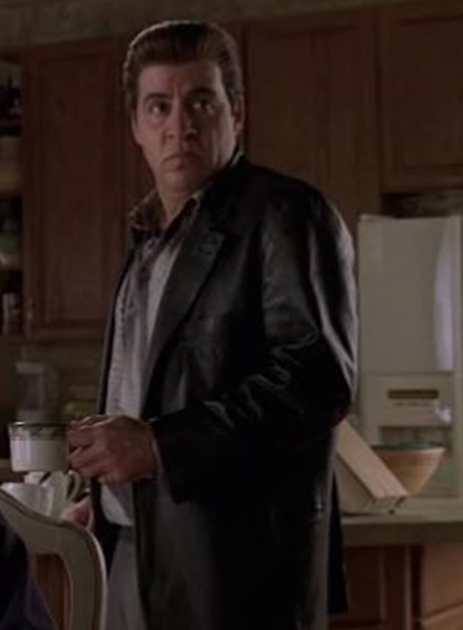 Steven Van Zandt The Sopranos Silvio Dante Black Leather Blazer
