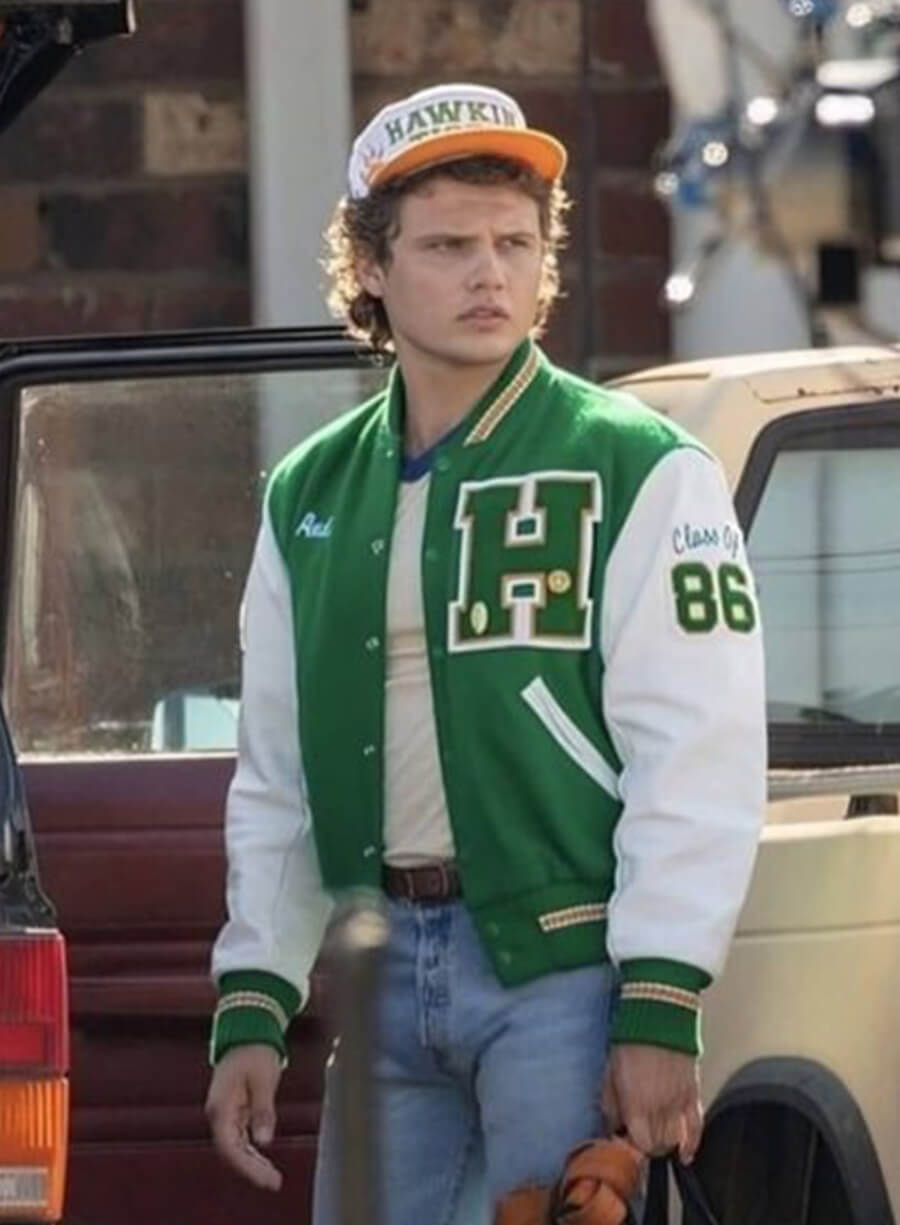 Stranger Things Andy Green Varsity Letterman Jacket