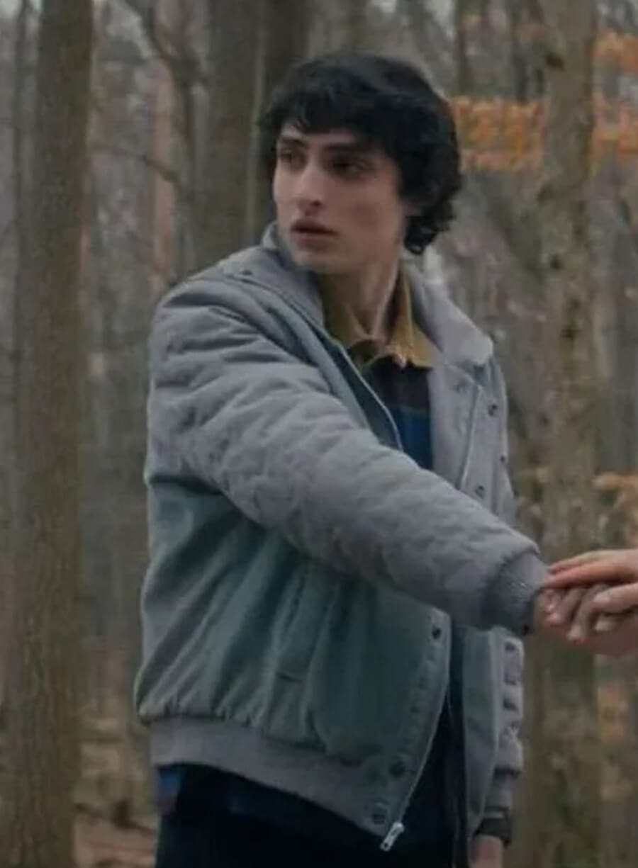 Stranger things S05 Mike Wheeler Grey Jacket
