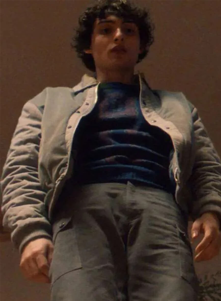 Stranger things S05 Mike Wheeler Grey Jacket
