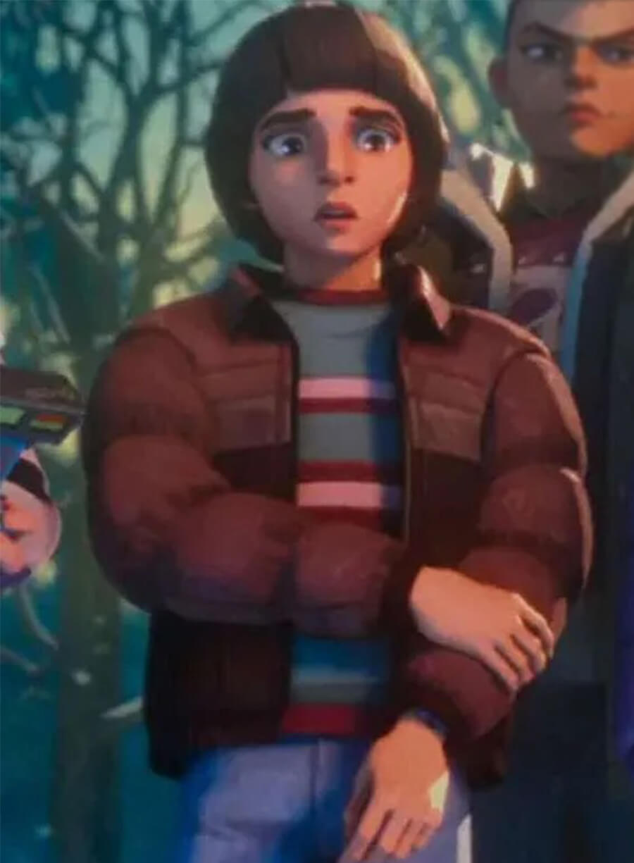 Stranger Things Tales from 85 Benjamin Plessala Brown Jacket