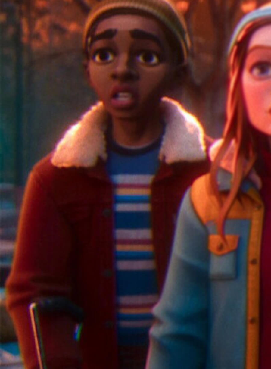 Stranger Things Tales from 85  Lucas Brown Jacket