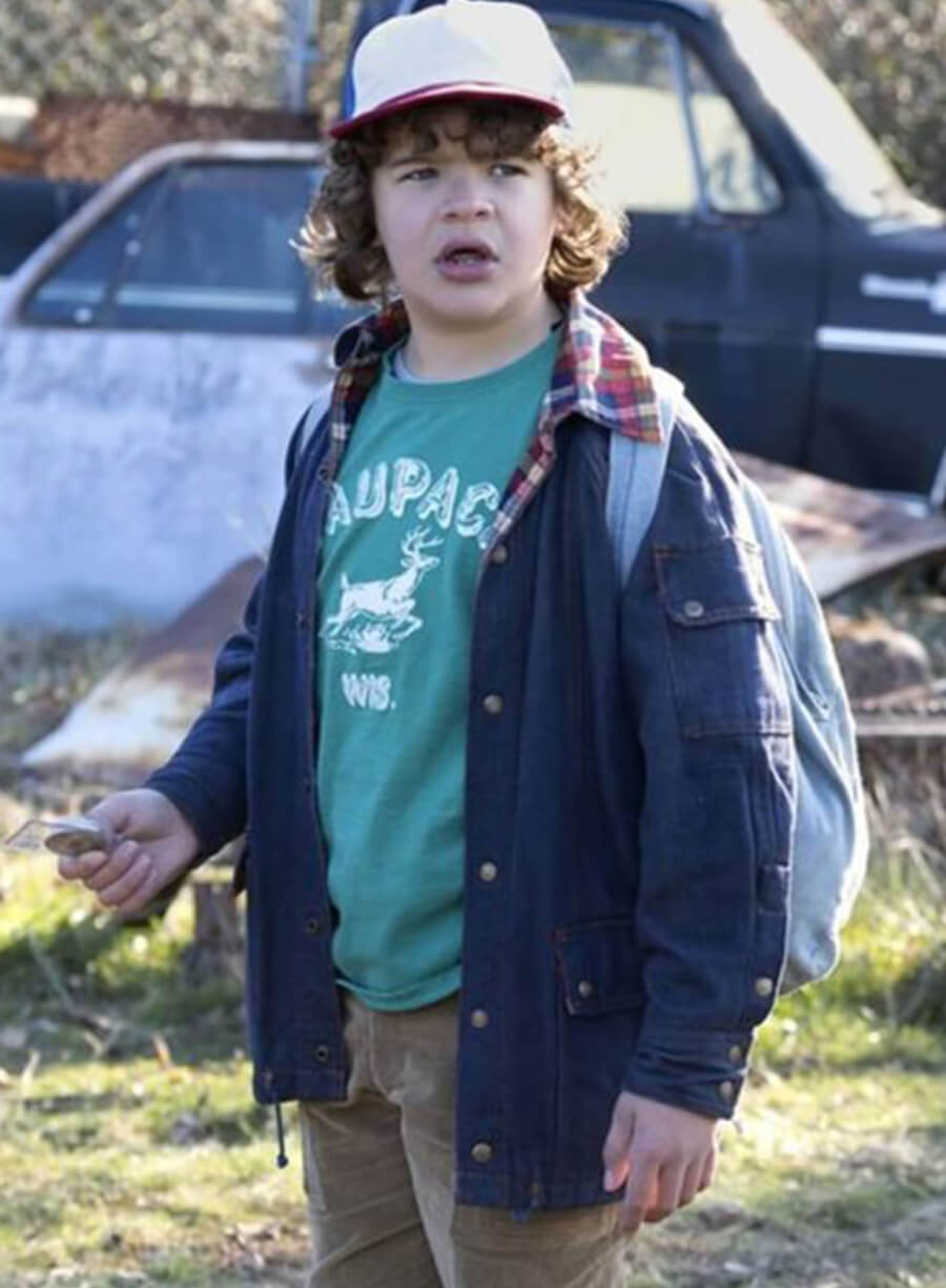 Strangers Things Dustin Henderson Blue Denim Jacket