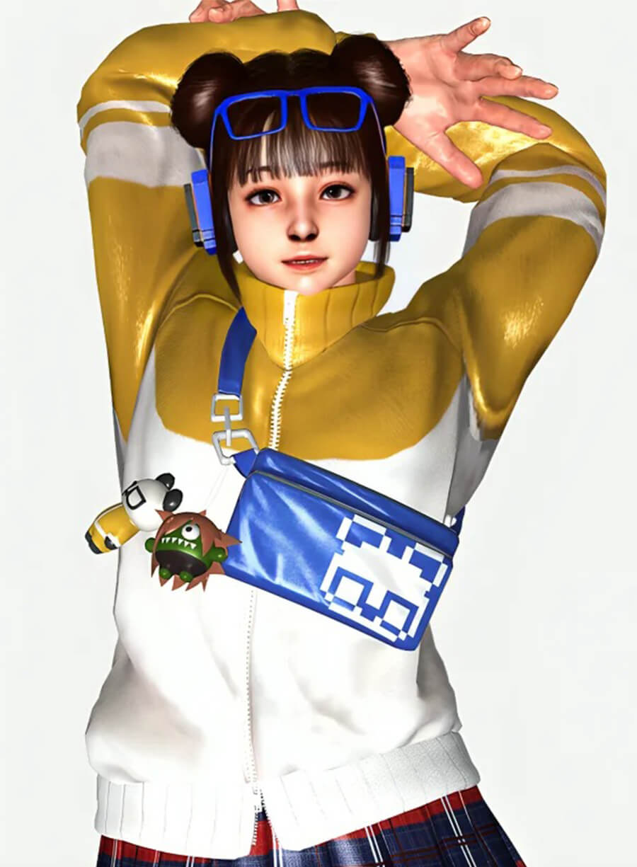 Street Fighter 6 Li-Fen Yellow Leather Jacket