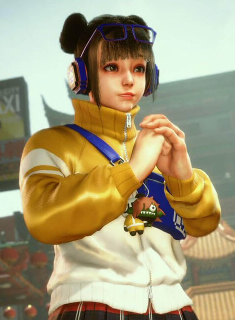 Street Fighter 6 Li-Fen Yellow Leather Jacket
