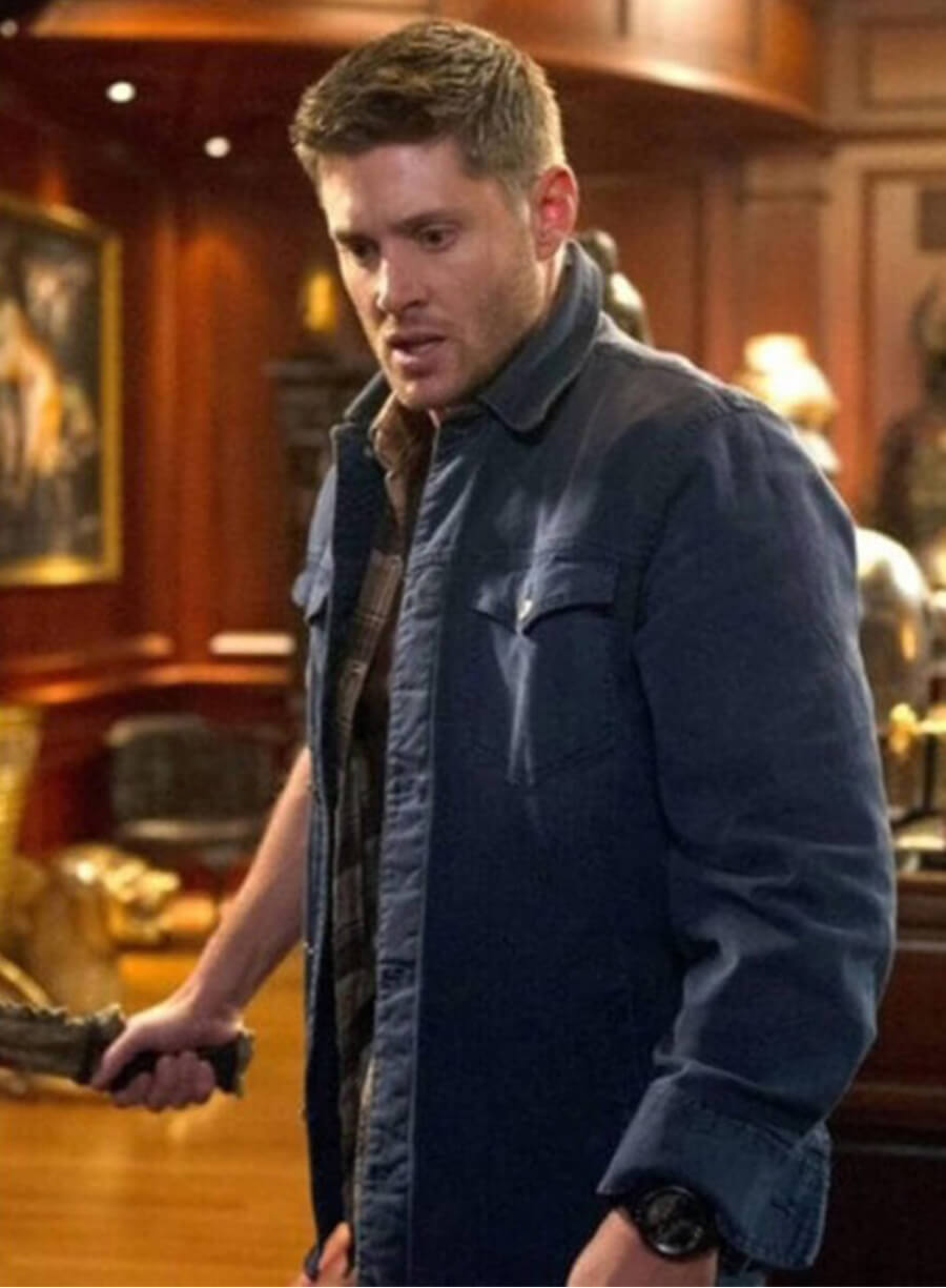 Supernatural Dean Winchester Blue Cotton Jacket