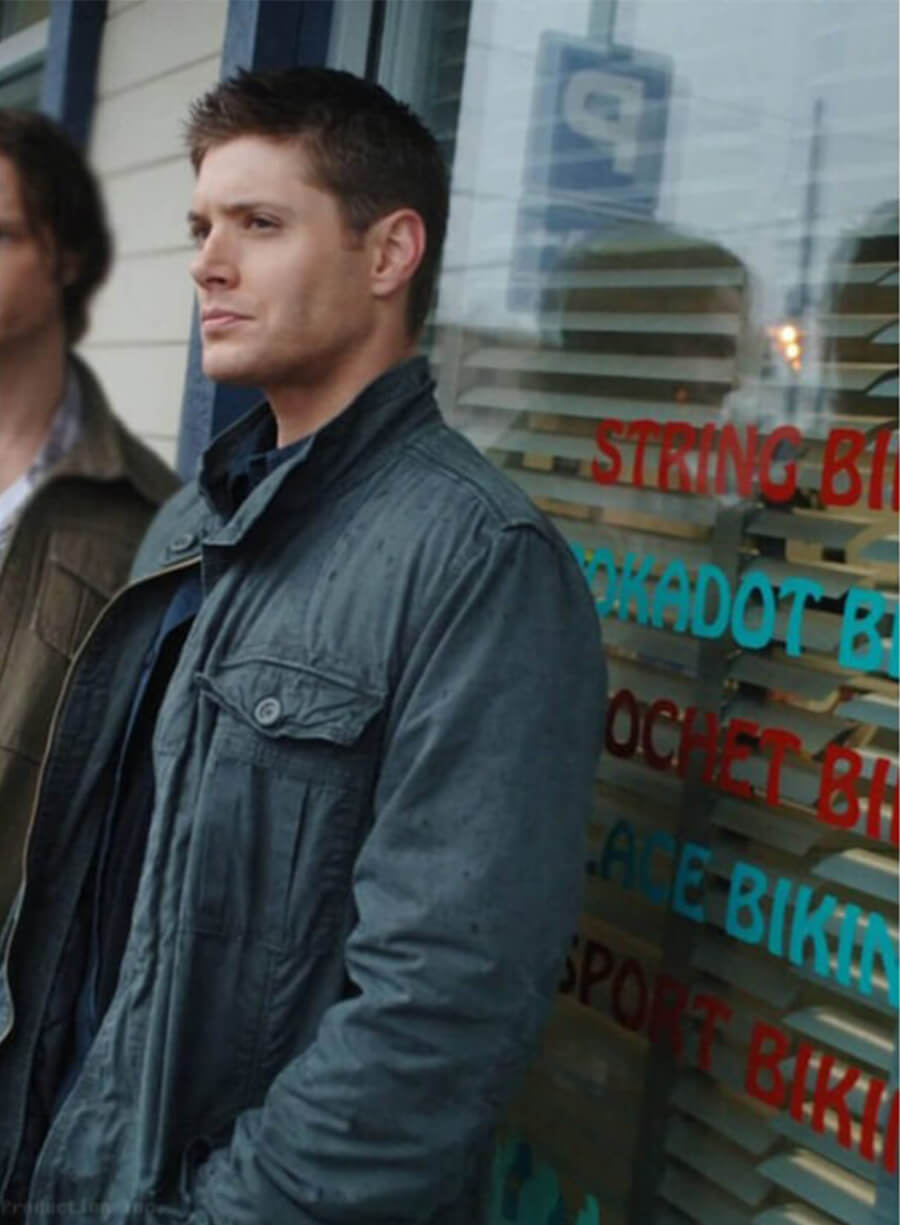 Supernatural Dean Winchester  Grey Cotton Jacket