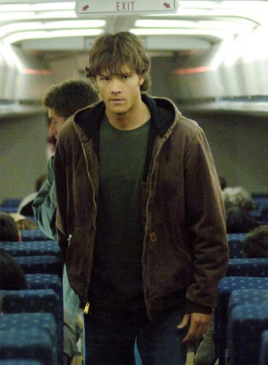 Supernatural Sam Winchester Brown Hooded Jacket