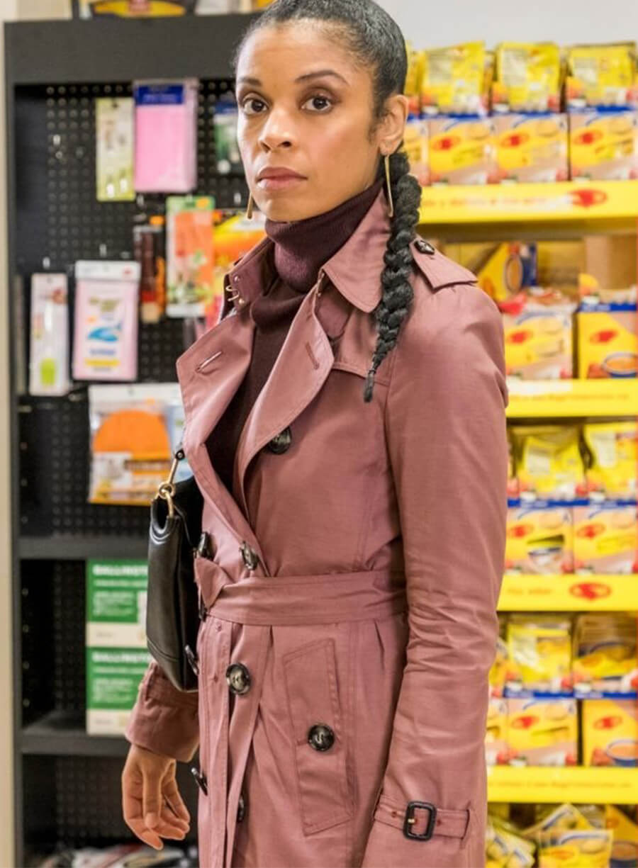 Susan Kelechi Watson This IS Us Beth Pink Coat 