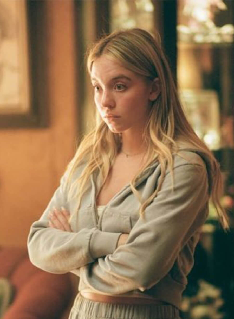 Sydney Sweeney Euphoria Cassie Howard Zip-up Hoodie