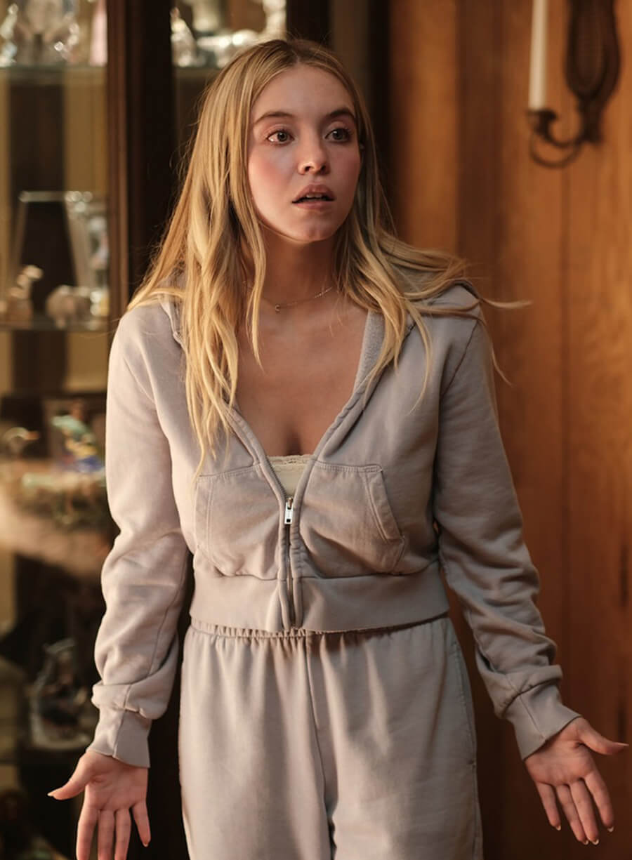 Sydney Sweeney Euphoria Cassie Howard Zip-up Hoodie