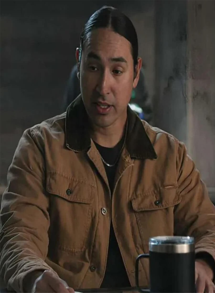 Tatanka Means Marshals 2026 Miles Kittle Brown Jacket