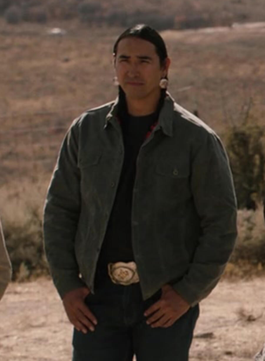 Tatanka Means Marshals 2026 Miles Kittle Grey Jacket 