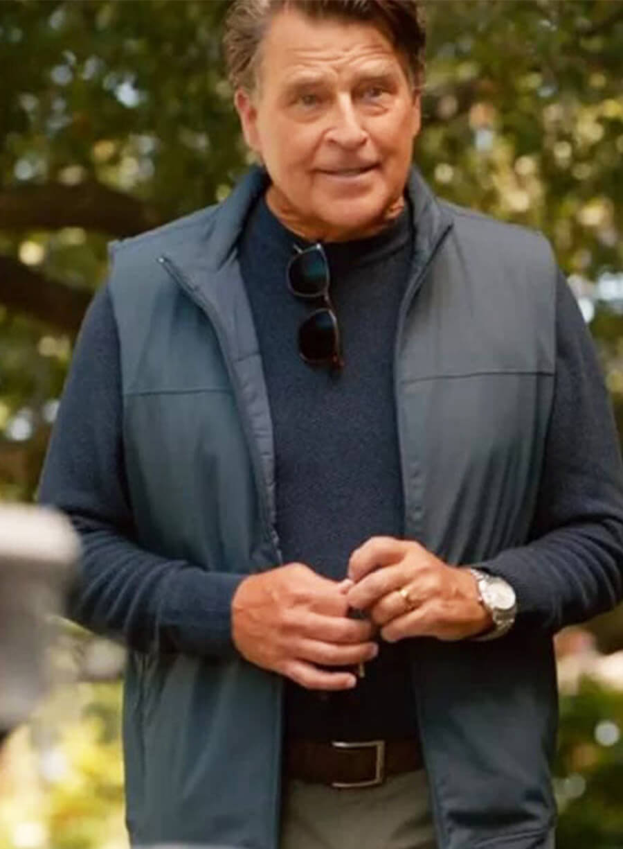 Ted McGinley Shrinkig S02 Derek Blue Cotton Vest