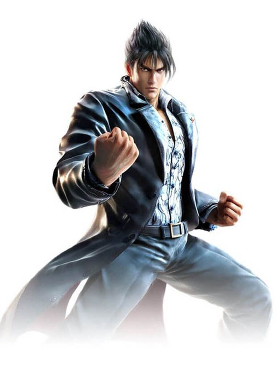 Tekken 6 Game Jin Kazama Black Leather Coat