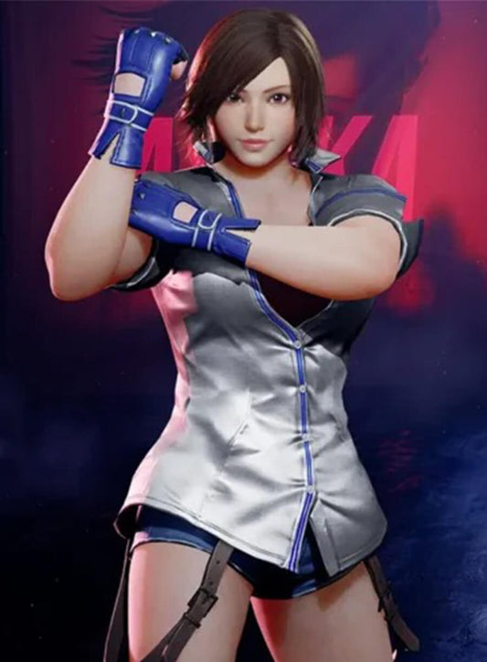 Tekken 7 Game Asuka Kazama Half Sleeves Jacket