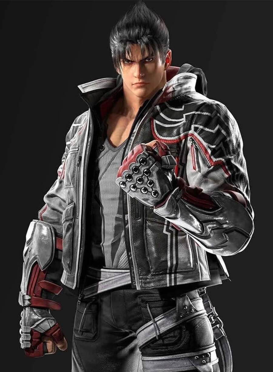 Tekken 8 Game Jin Kazama Leather Jacket
