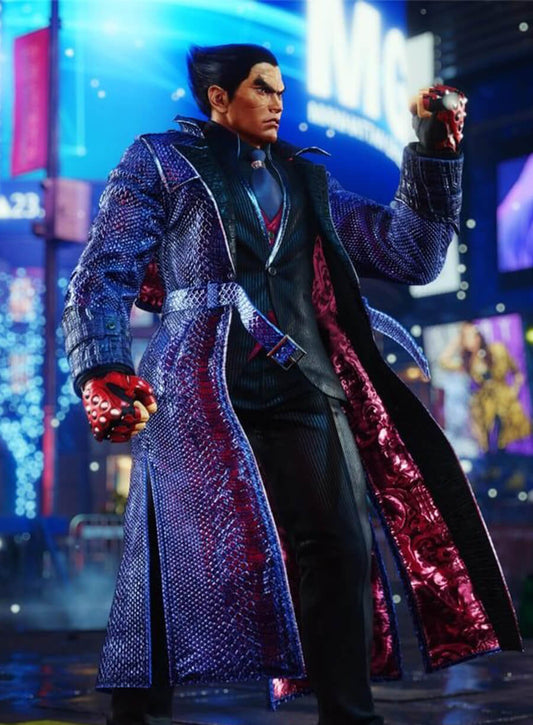 Tekken 8 Game Kazuya Mishima Leather Coat