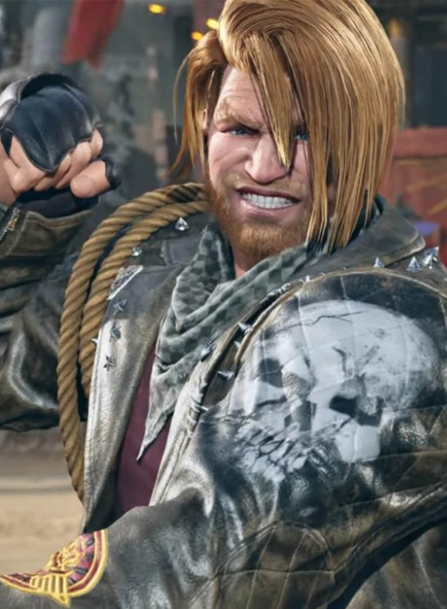 Tekken 8 Game Paul Phoenix Brown Leather Jacket