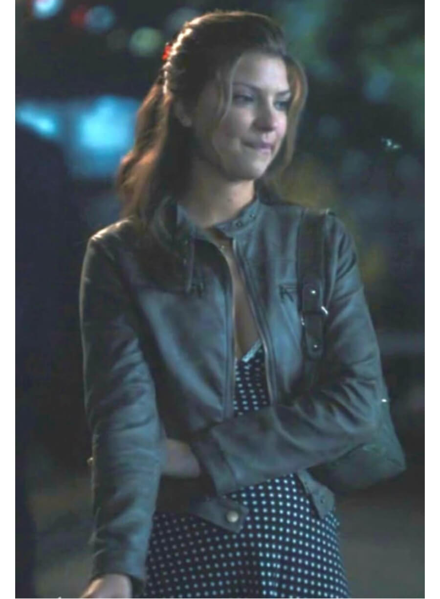 Tell Me Lies Catherine Missal Bree Black Leather Jacket