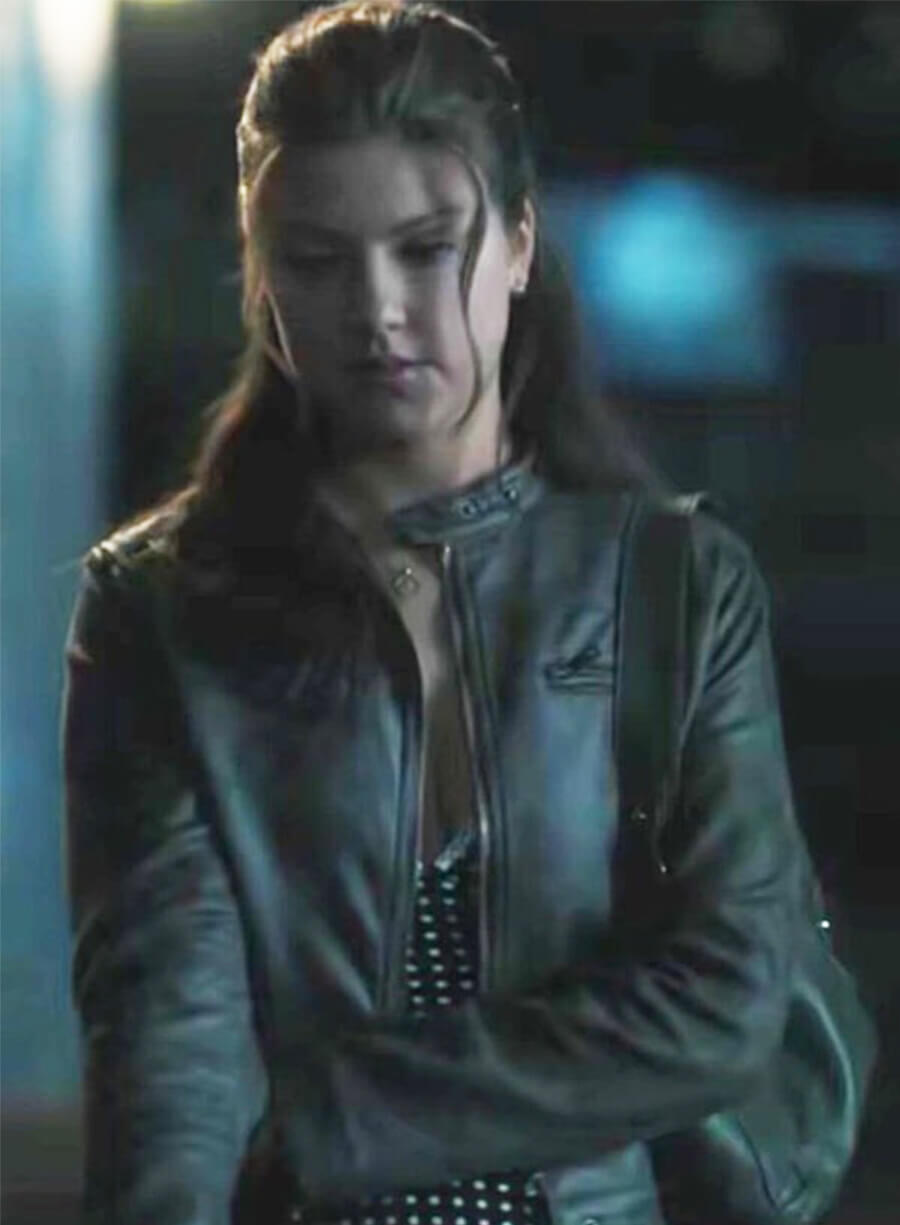 Tell Me Lies Catherine Missal Bree Black Leather Jacket