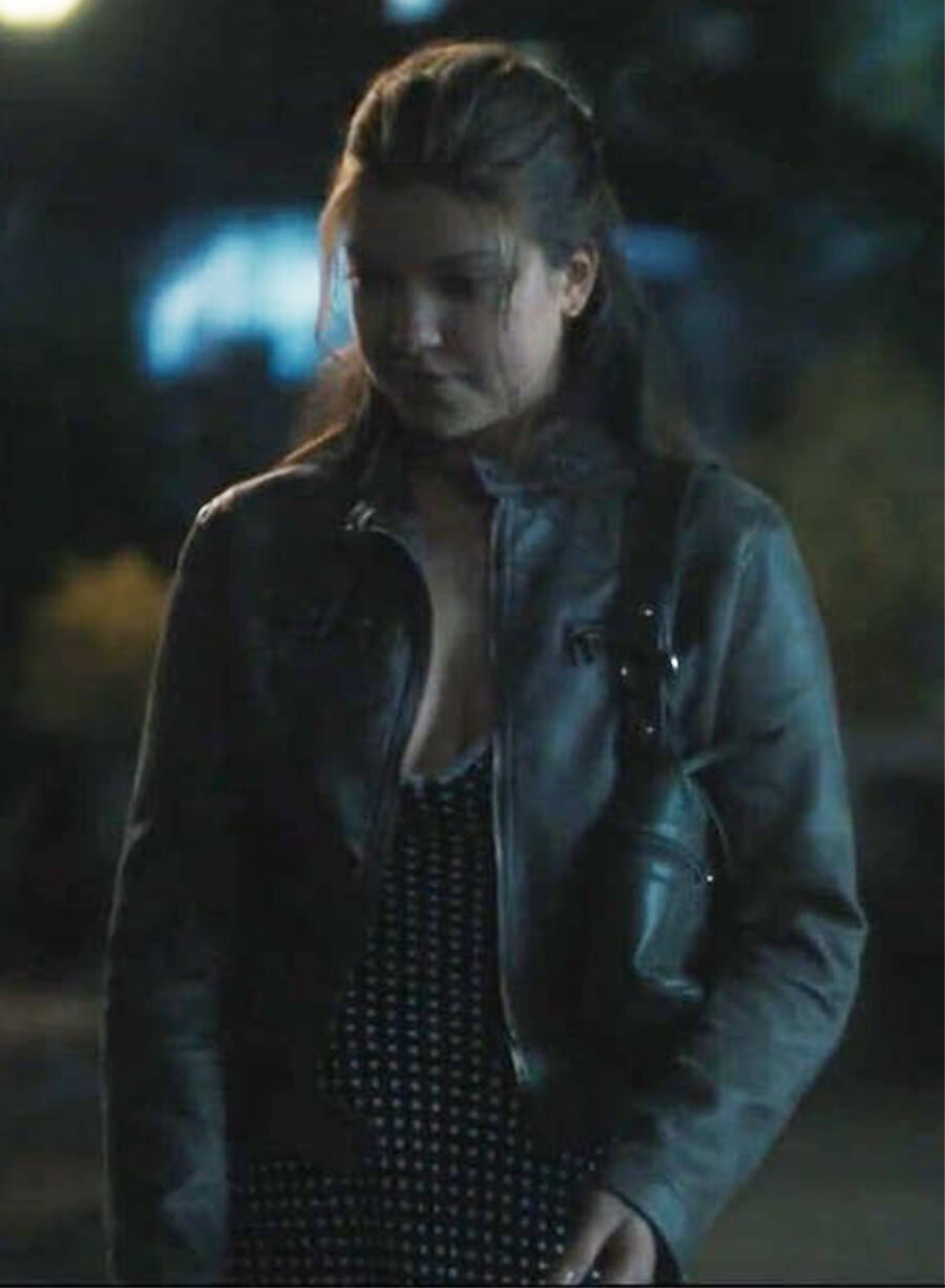 Tell Me Lies Catherine Missal Bree Black Leather Jacket