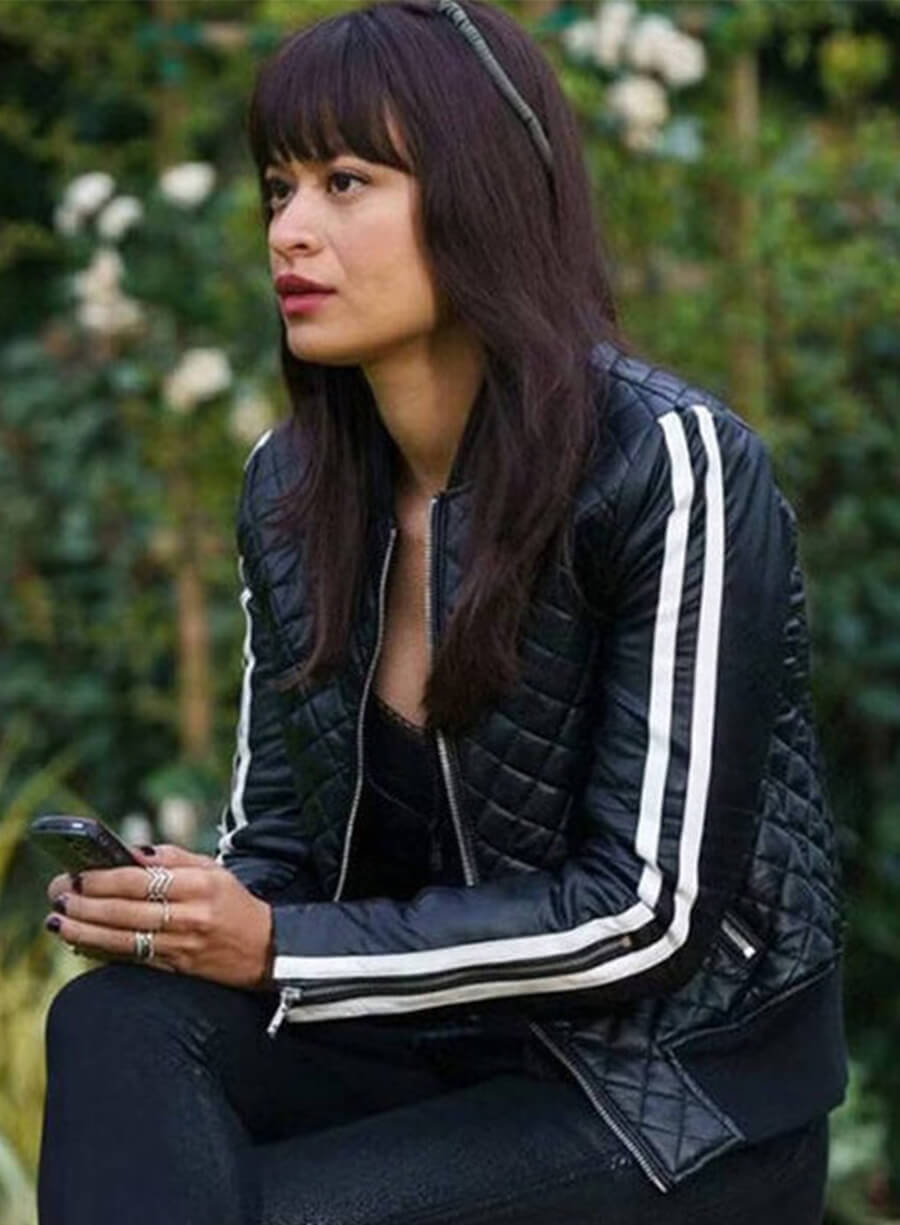 Tell Me Lies Sonia Mena Black Quilted Jacket