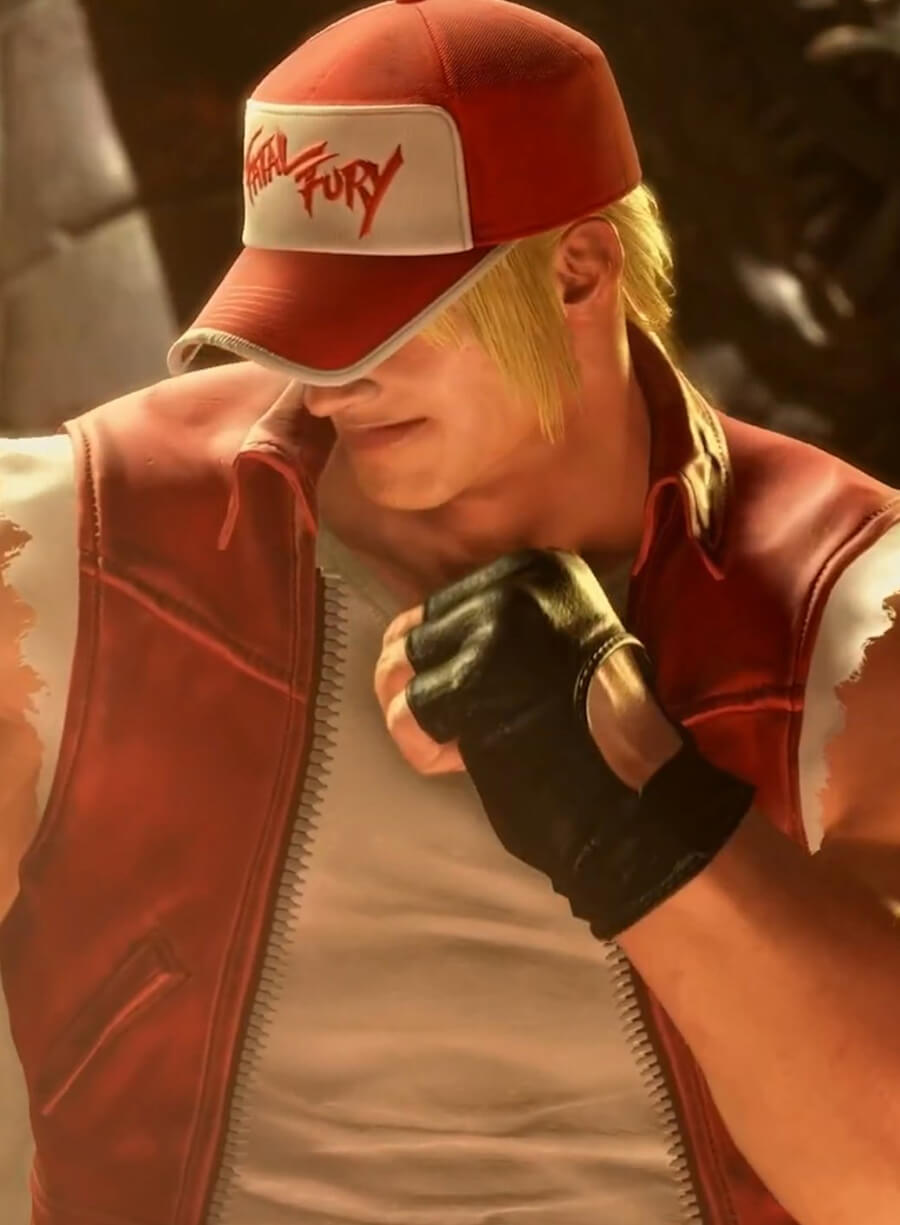 Terry Borgard Street Fighter 6 Game Red Vest