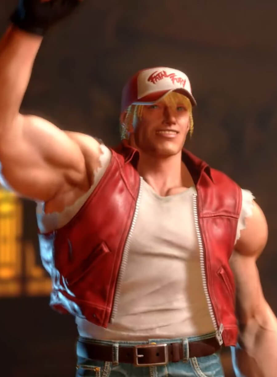 Terry Borgard Street Fighter 6 Game Red Vest