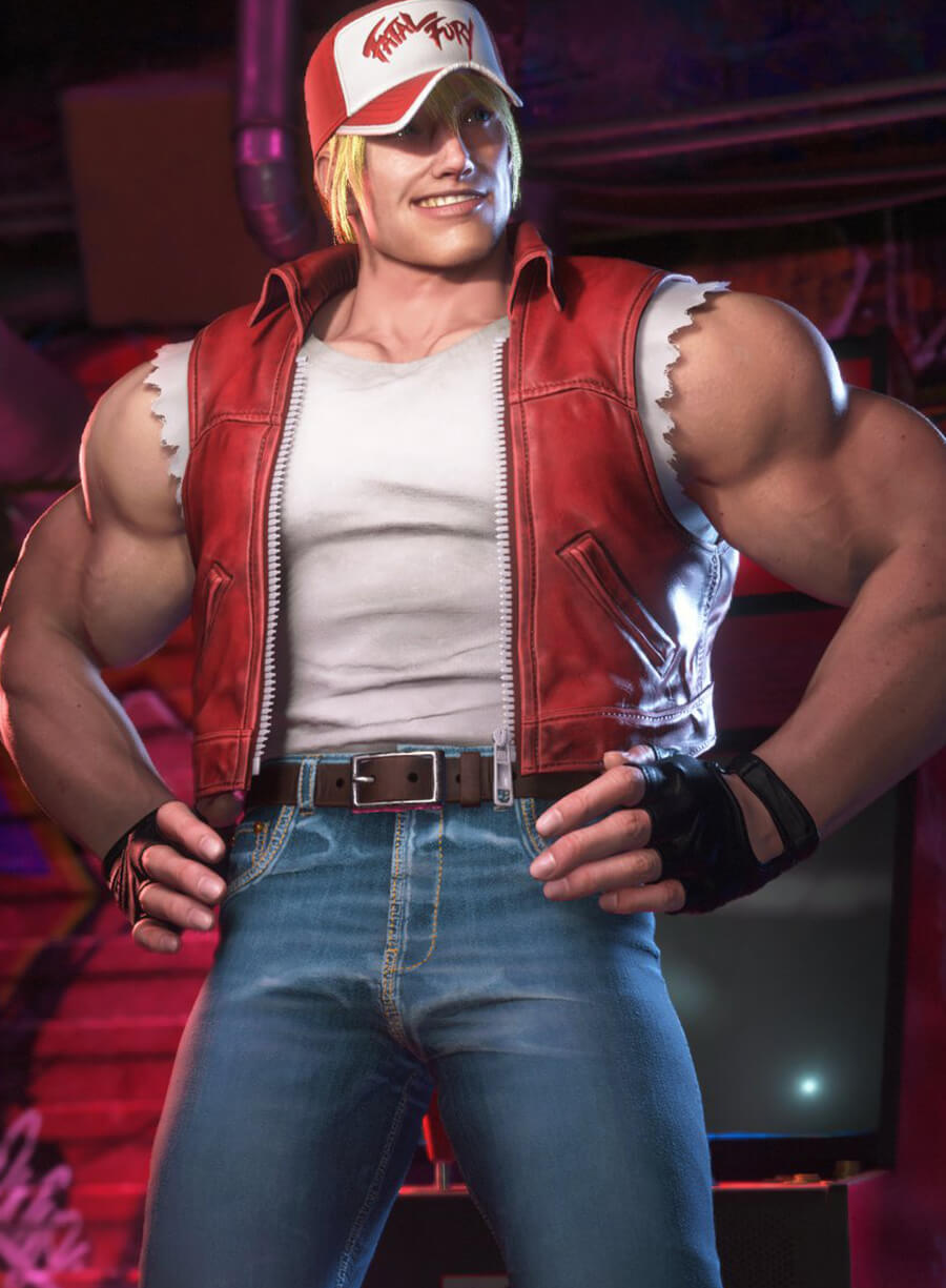 Terry Borgard Street Fighter 6 Game Red Vest