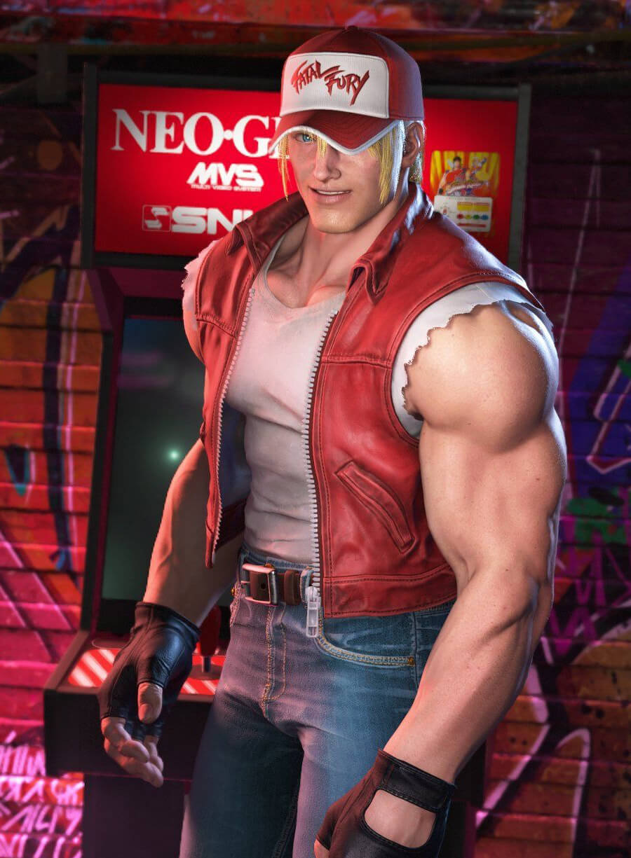 Terry Borgard Street Fighter 6 Game Red Vest