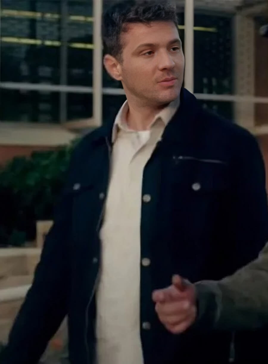 The 2nd Ryan Phillippe Vic Davis Black Jacket