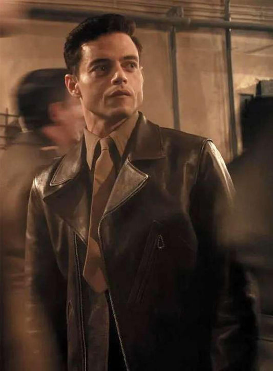 The Amateur 2025 Brown Charles Leather Jacket Coat