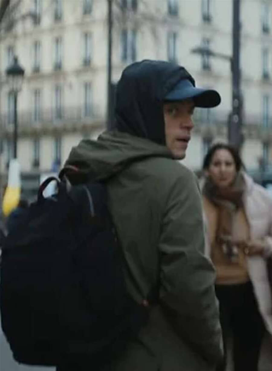 The Amateur 2025 Rami Malek Charles Green Jacket