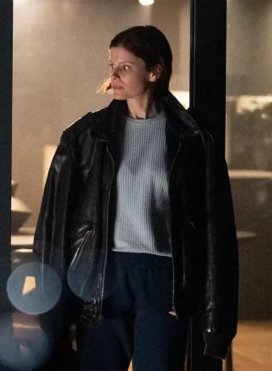 The Astronaut Kate Mara Sam Walker Black Leather Jacket