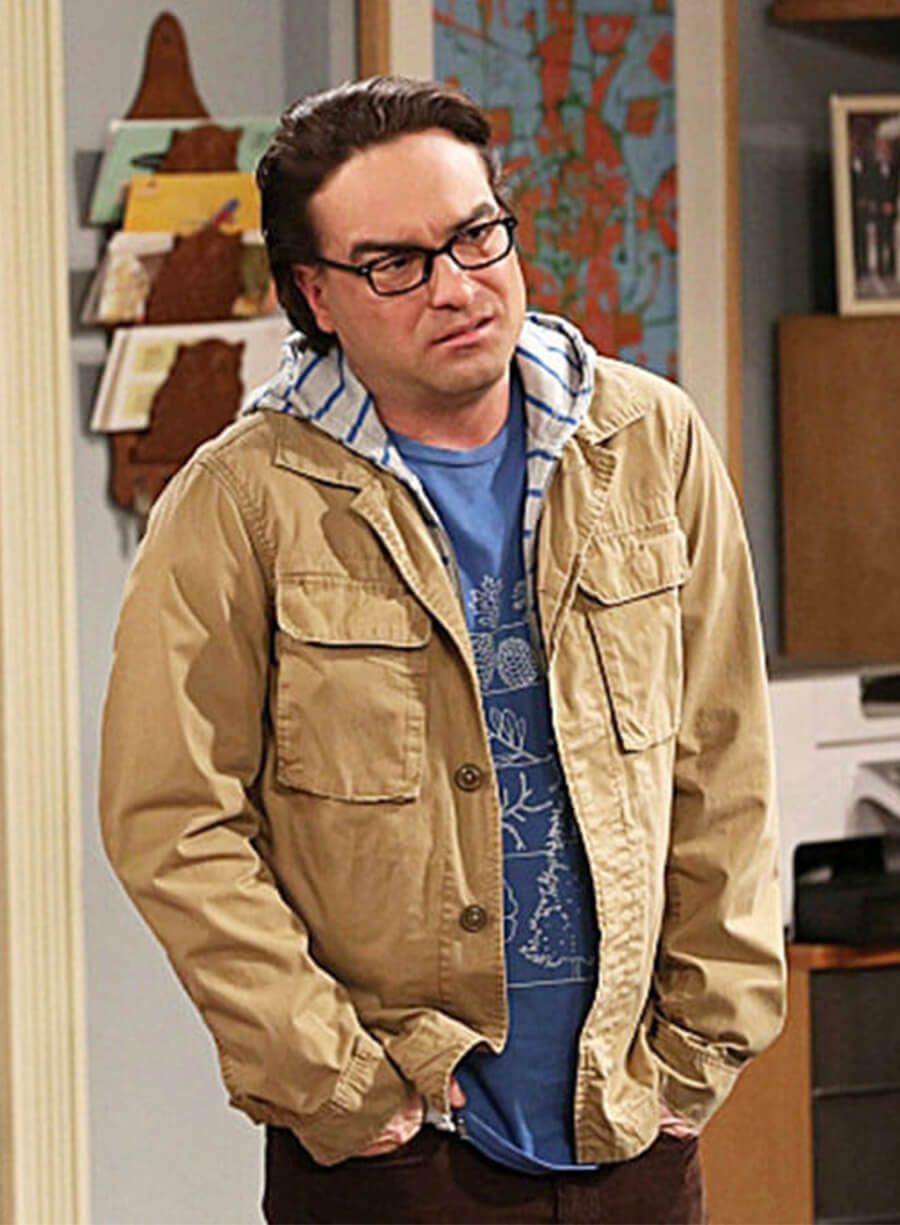 The Big Bang Theory Leonard Hofstadter Brown Cotton Jacket