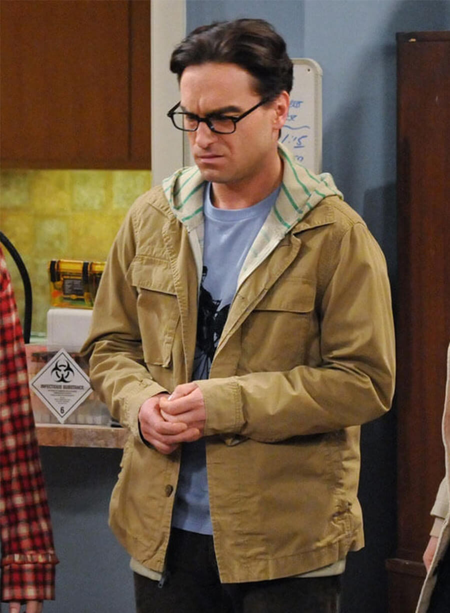 The Big Bang Theory Leonard Hofstadter Brown Cotton Jacket