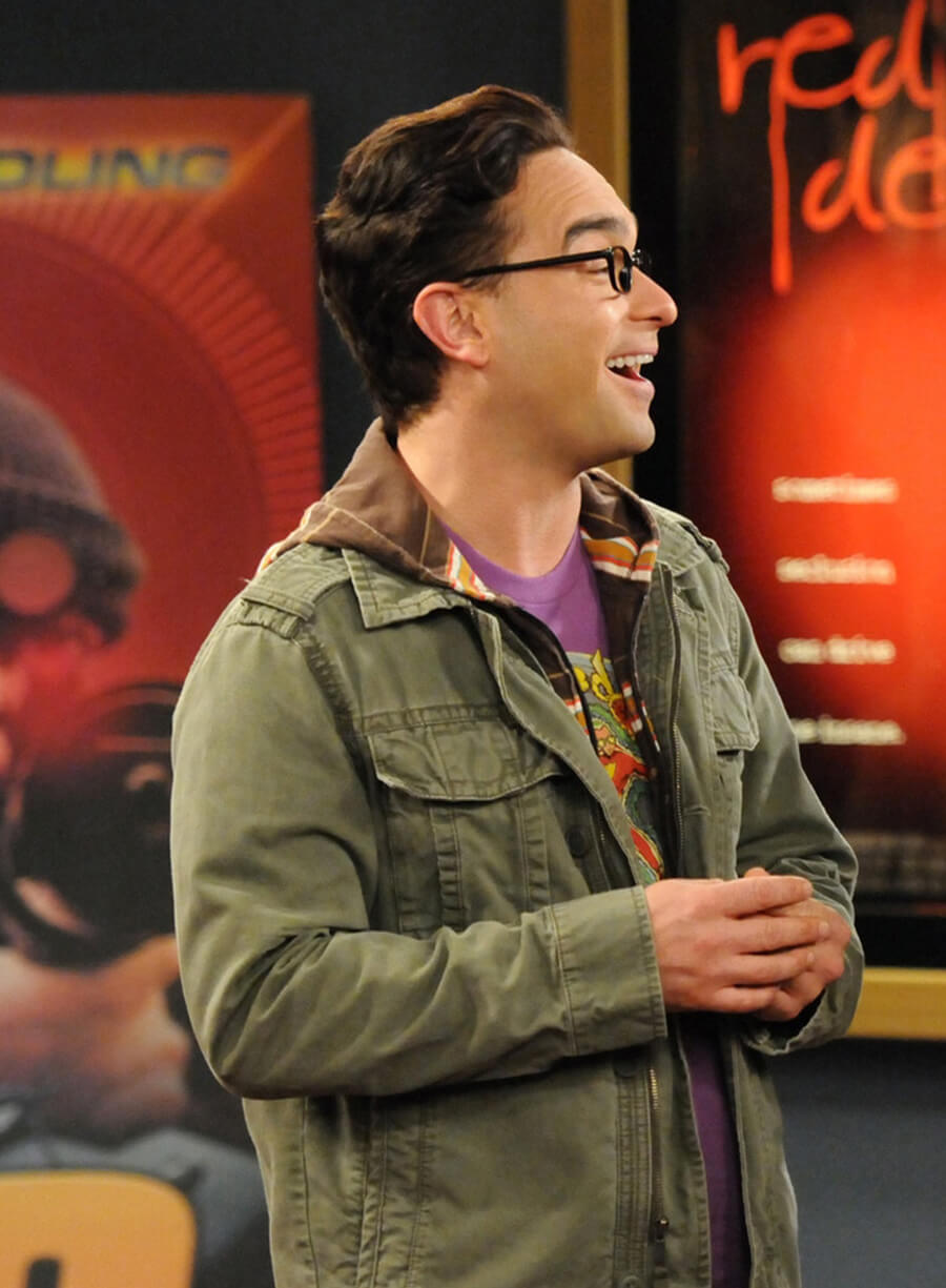 The Big Bang Theory Leonard Hofstadter Green Cotton Jacket