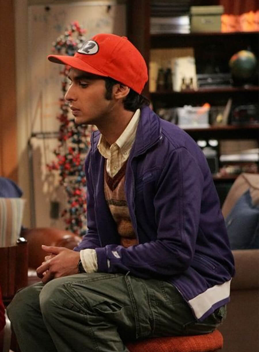 The Big Bang Theory Raj Koothrappali Blue Jacket
