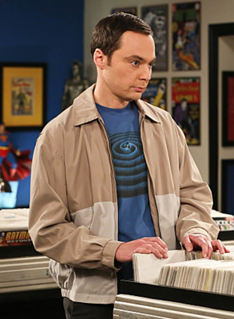 The Big Bang Theory S09 Sheldon Cooper Tan Beige Jacket