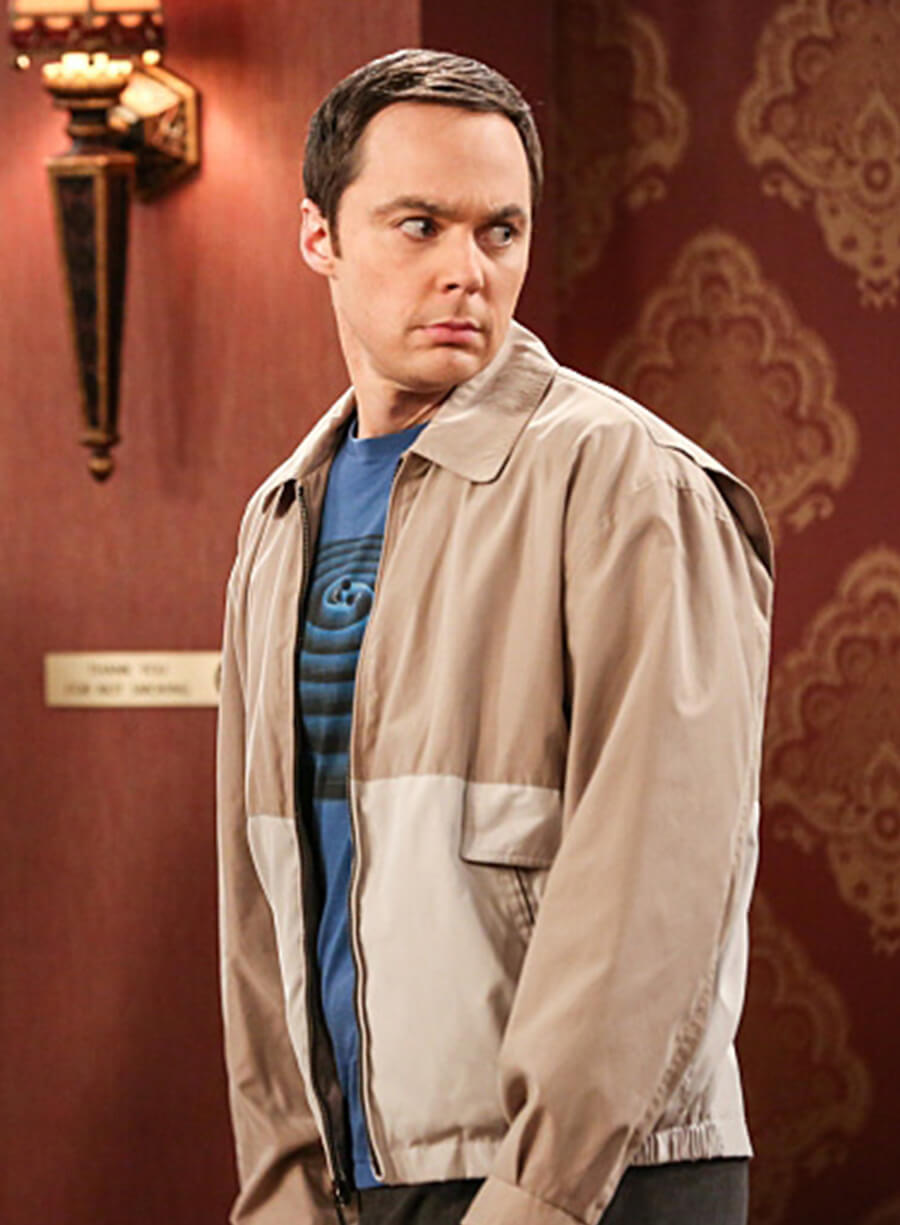 The Big Bang Theory S09 Sheldon Cooper Tan Beige Jacket