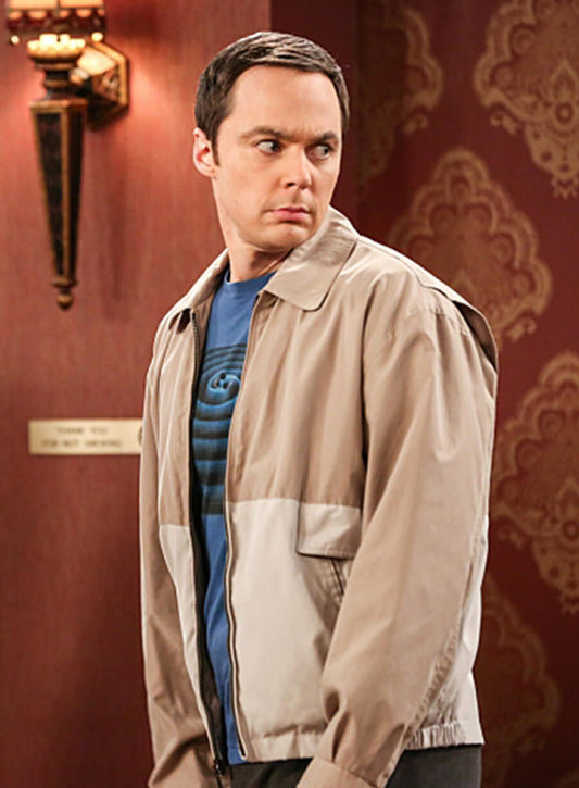 The Big Bang Theory S09 Sheldon Cooper Tan Beige Jacket