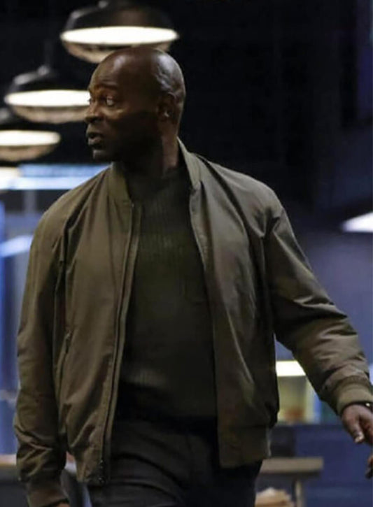 The Blacklist Season 9 Dembe Zuma Green Bomber Jacket