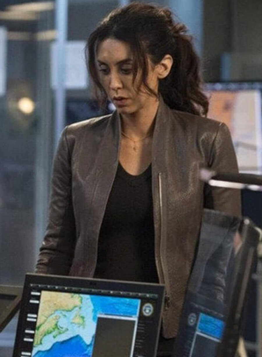 The Blacklist Mozhan Marnò Samar Navabi Leather Jacket