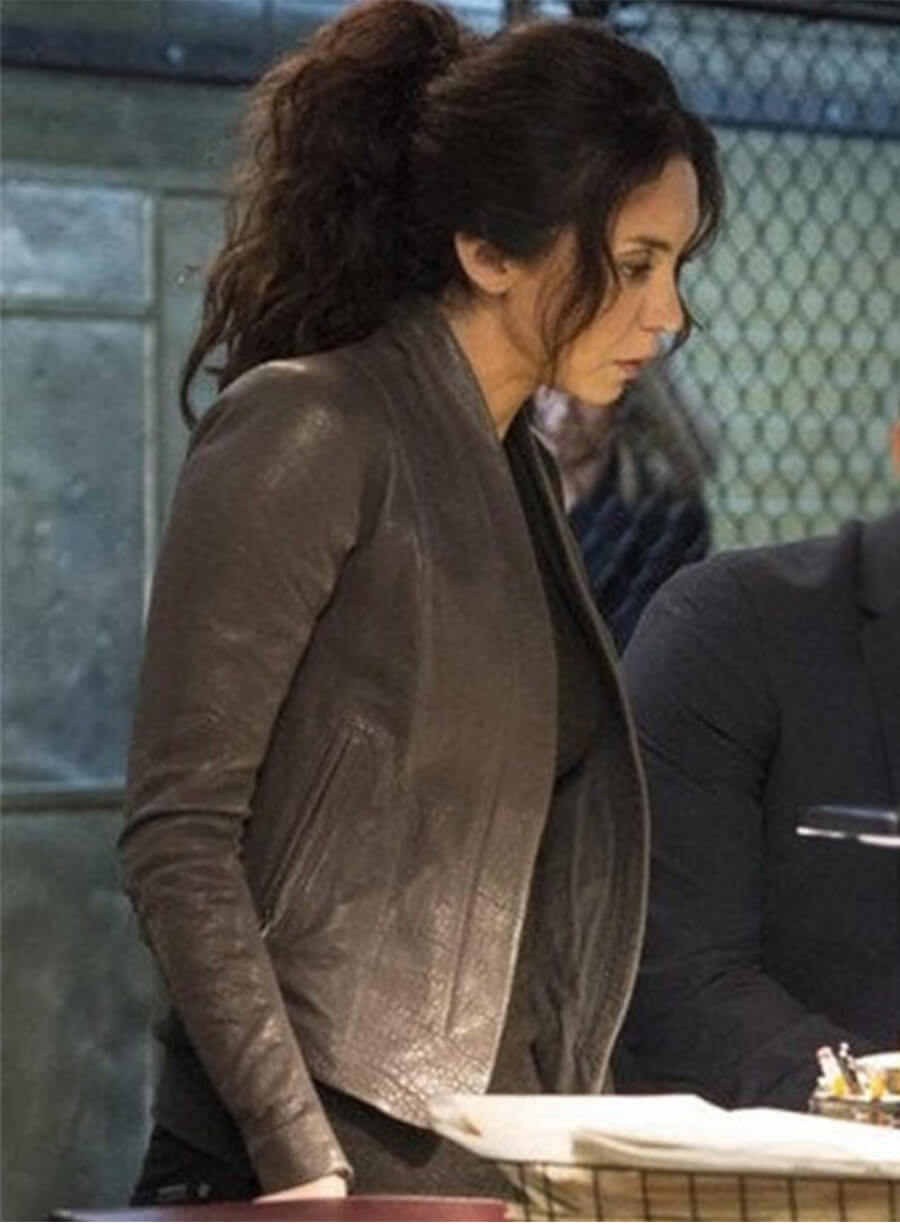The Blacklist Mozhan Marnò Samar Navabi Leather Jacket