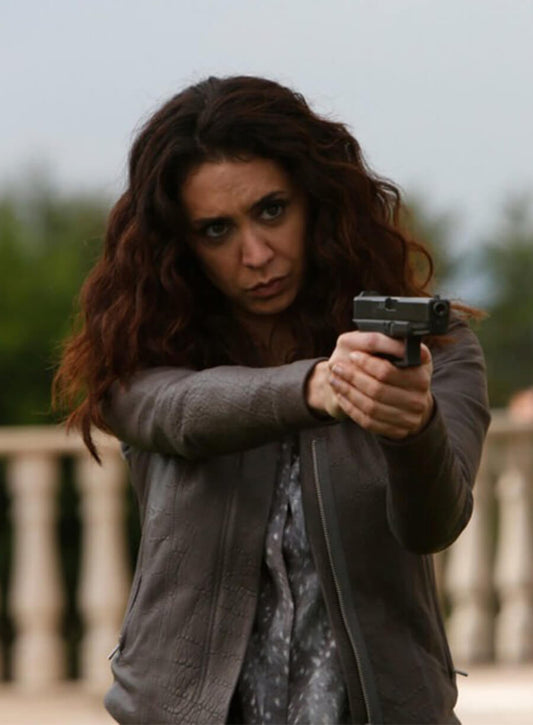 The Blacklist Mozhan Marnò Samar Navabi Leather Jacket