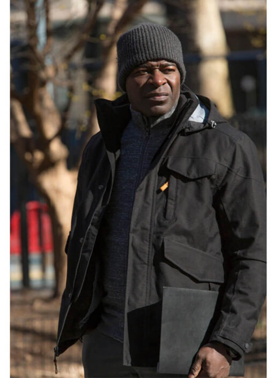 The Blacklist S04 Dembe Zuma Black Hooded Jacket