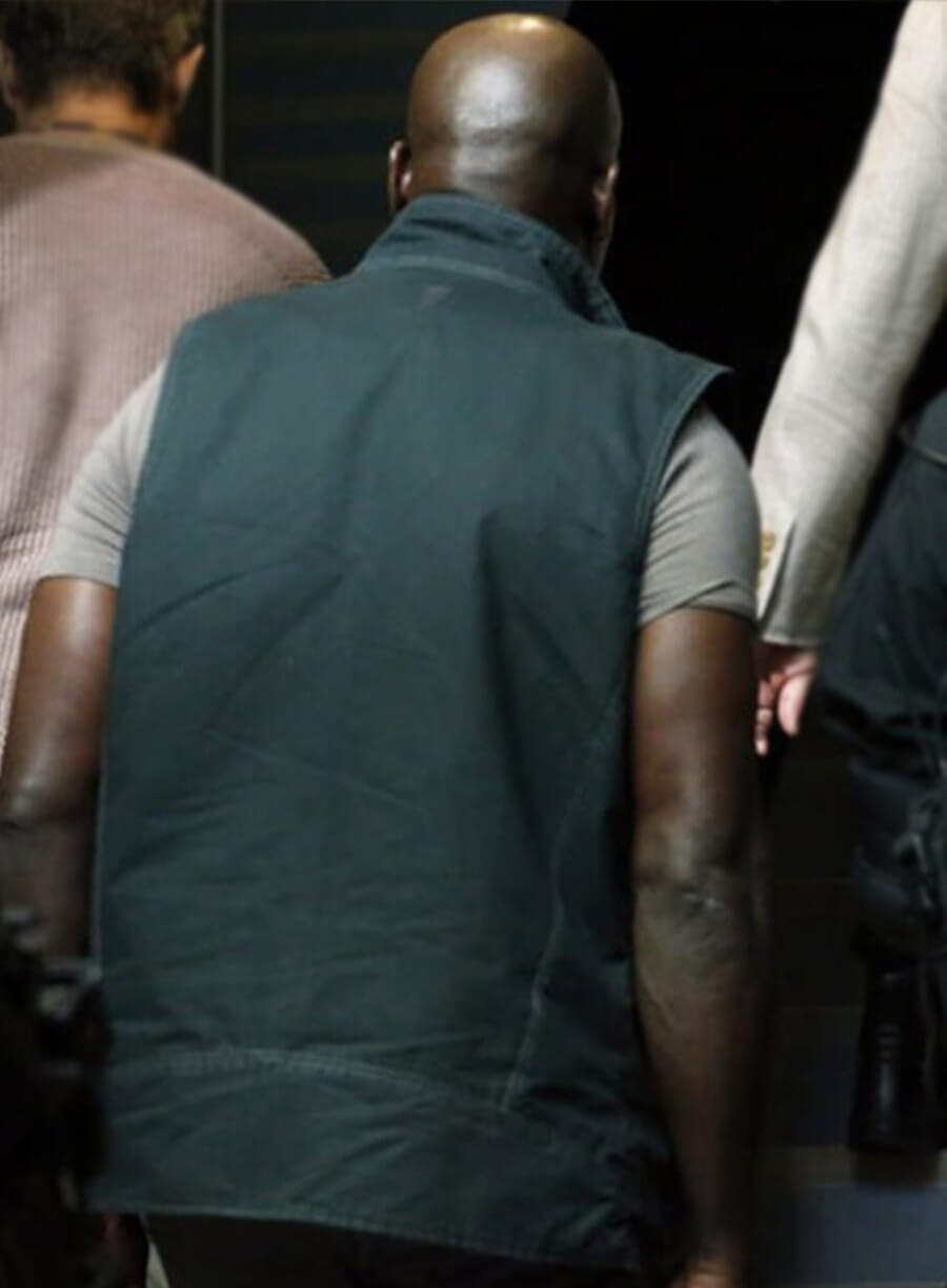 The Blacklist Season 6 Dembe Zuma Green Vest